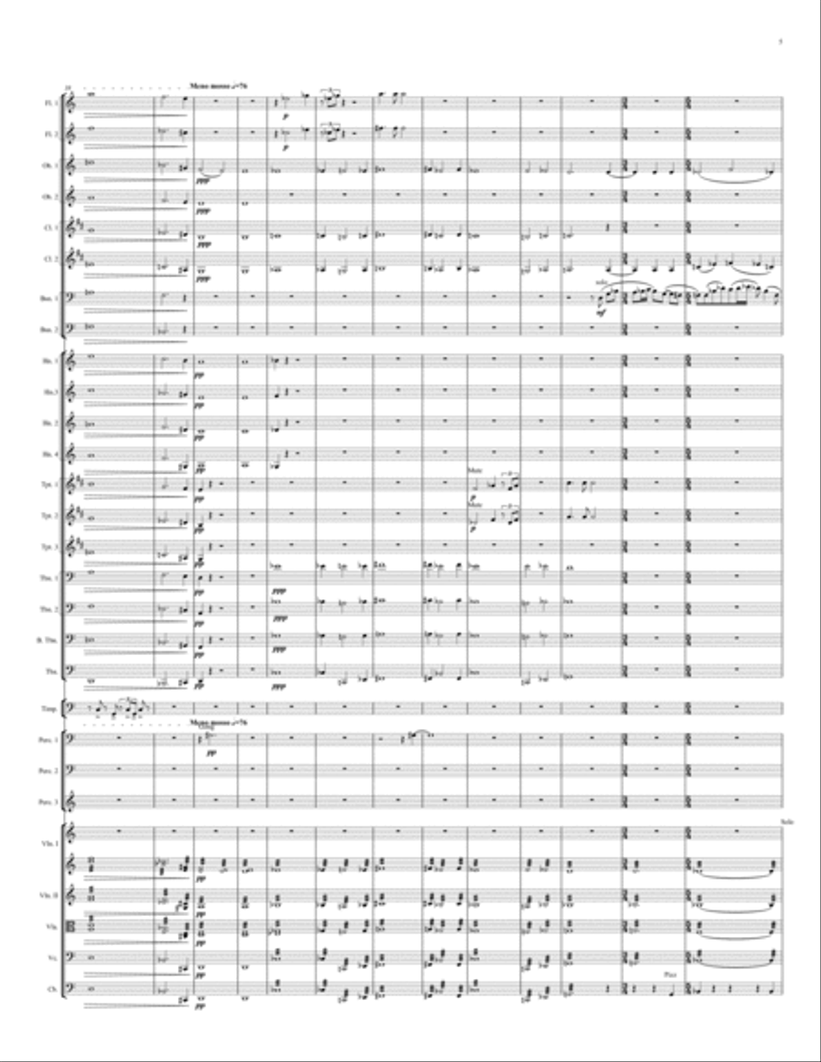 Concerto for Orchestra Score and Parts Large Ensemble scores gallery preview page 5