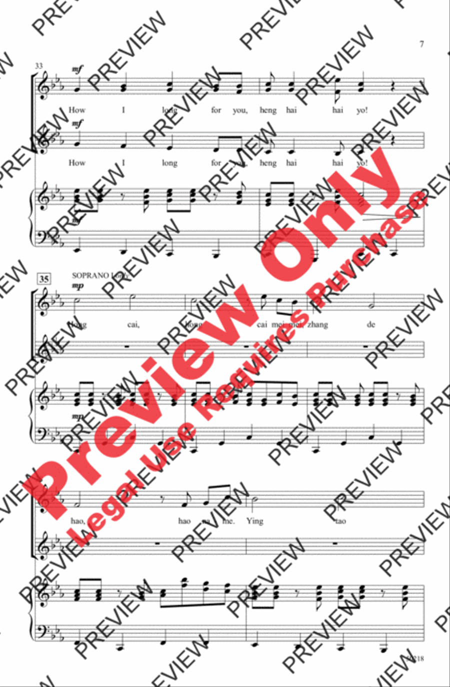 Rainbow Sister Rainbow Sister Women's Choir scores gallery preview page 7