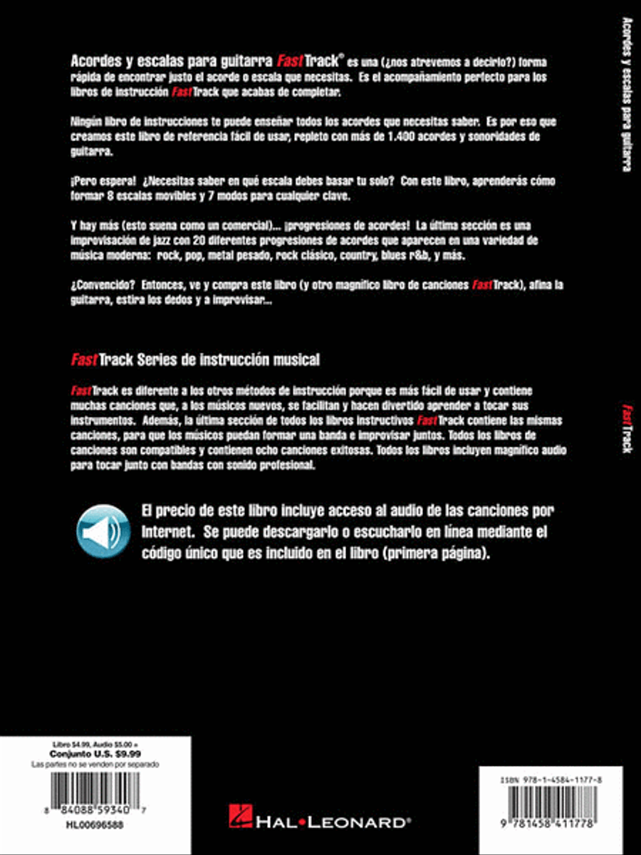 FastTrack Guitar Chords & Scales – Spanish Edition Guitar Tablature scores gallery preview page 4