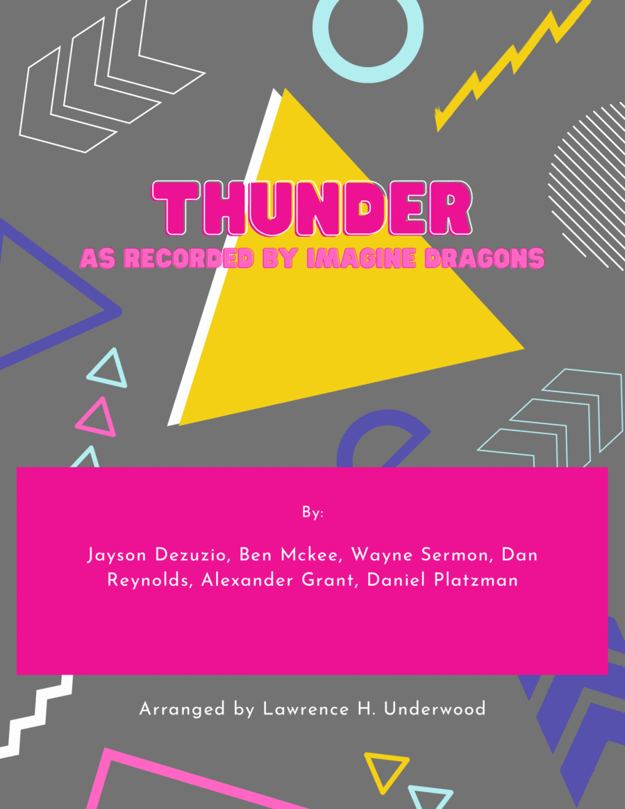 Thunder Baritone Saxophone scores gallery preview page 1