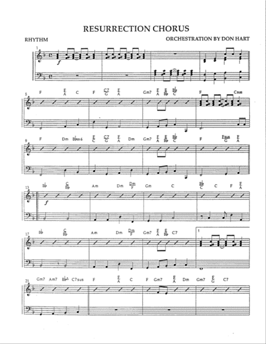 Resurrection Chorus Choir scores gallery preview page 8