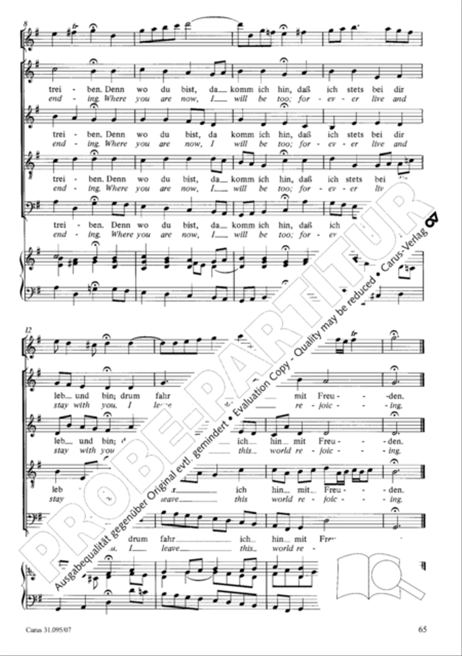 For me to live is Jesus (Christus, der ist mein Leben) STB scores gallery preview page 66