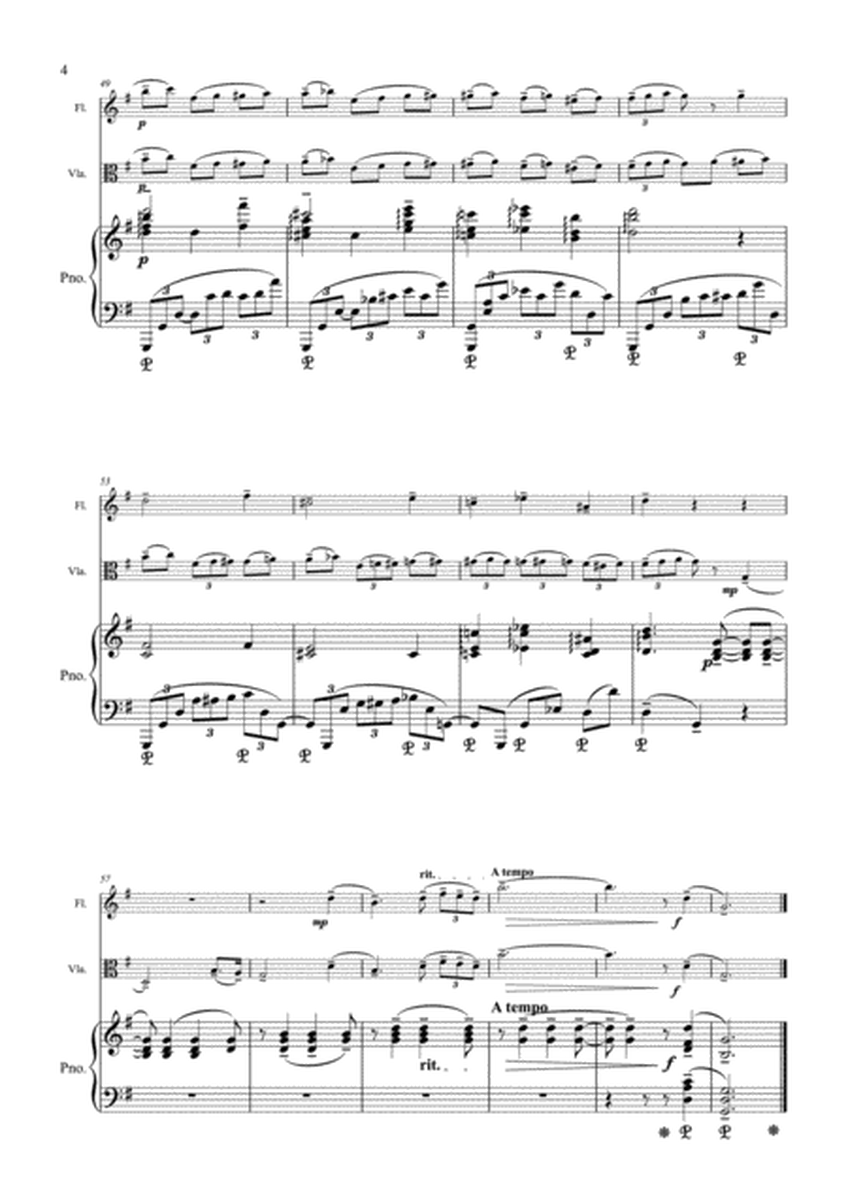 Rachmaninoff - Prelude Op23 No10 - Flute, Viola & Piano