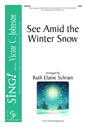 Book cover for See Amid the Winter Snow - SAB