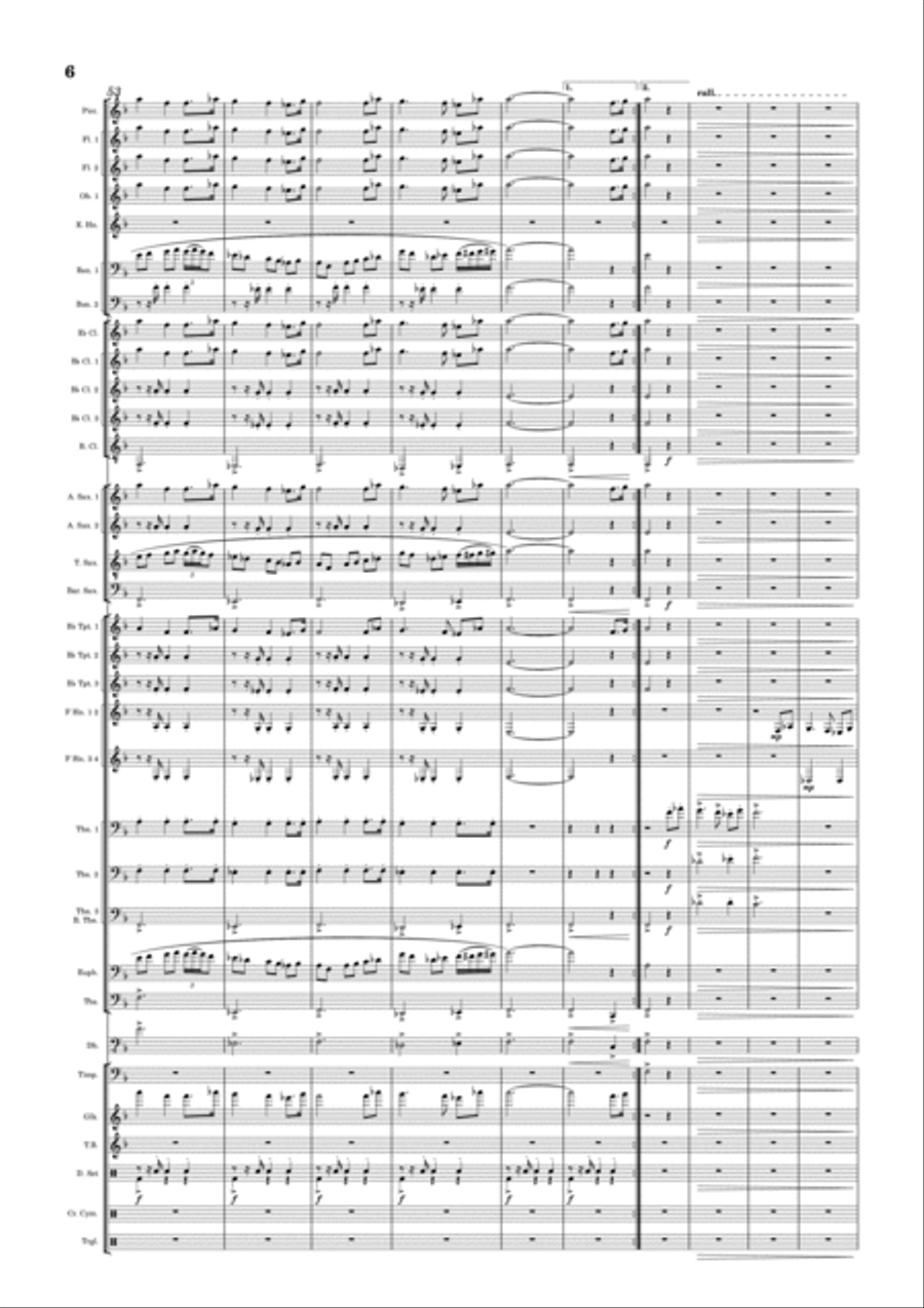 Liltin Doon the Glen Concert Band scores gallery preview page 6