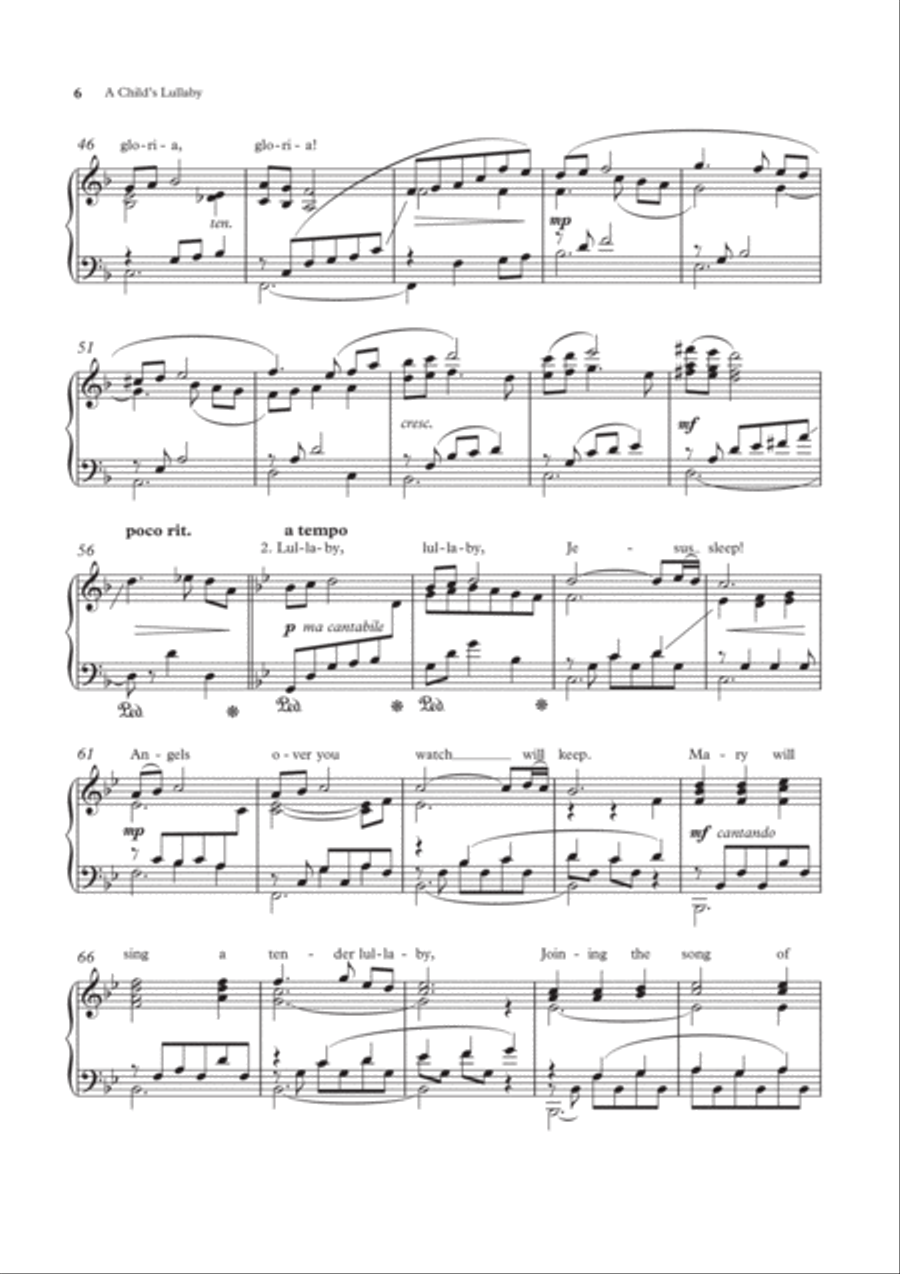The John Rutter Christmas Piano Album Piano Solo scores gallery preview page 6