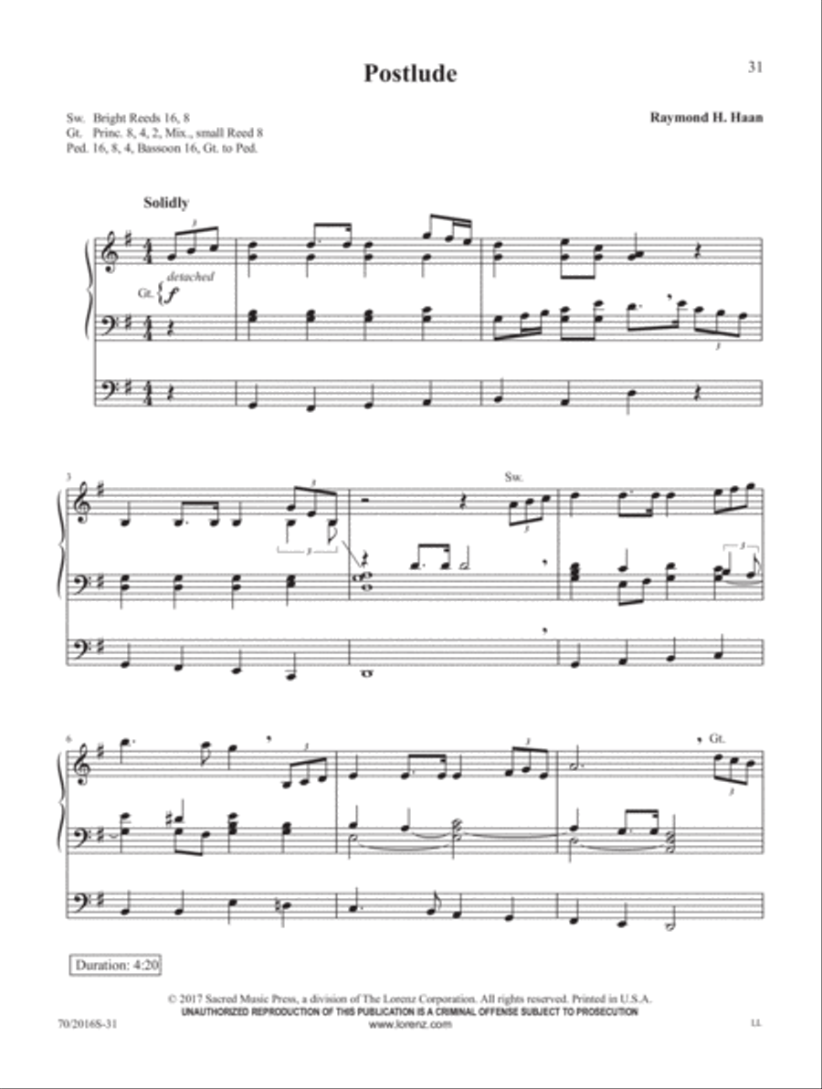 Preludes and Meditations Preludes and Meditations Organ Solo scores gallery preview page 14