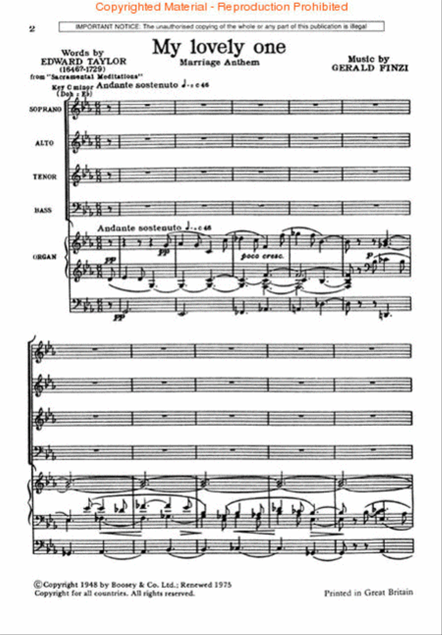 My Lovely One Divisi scores gallery preview page 2