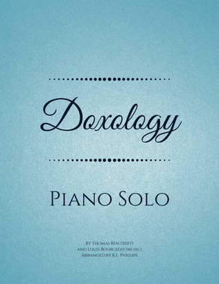 Book cover for Doxology - Piano Solo