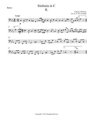 Sinfonia in C Movement II
