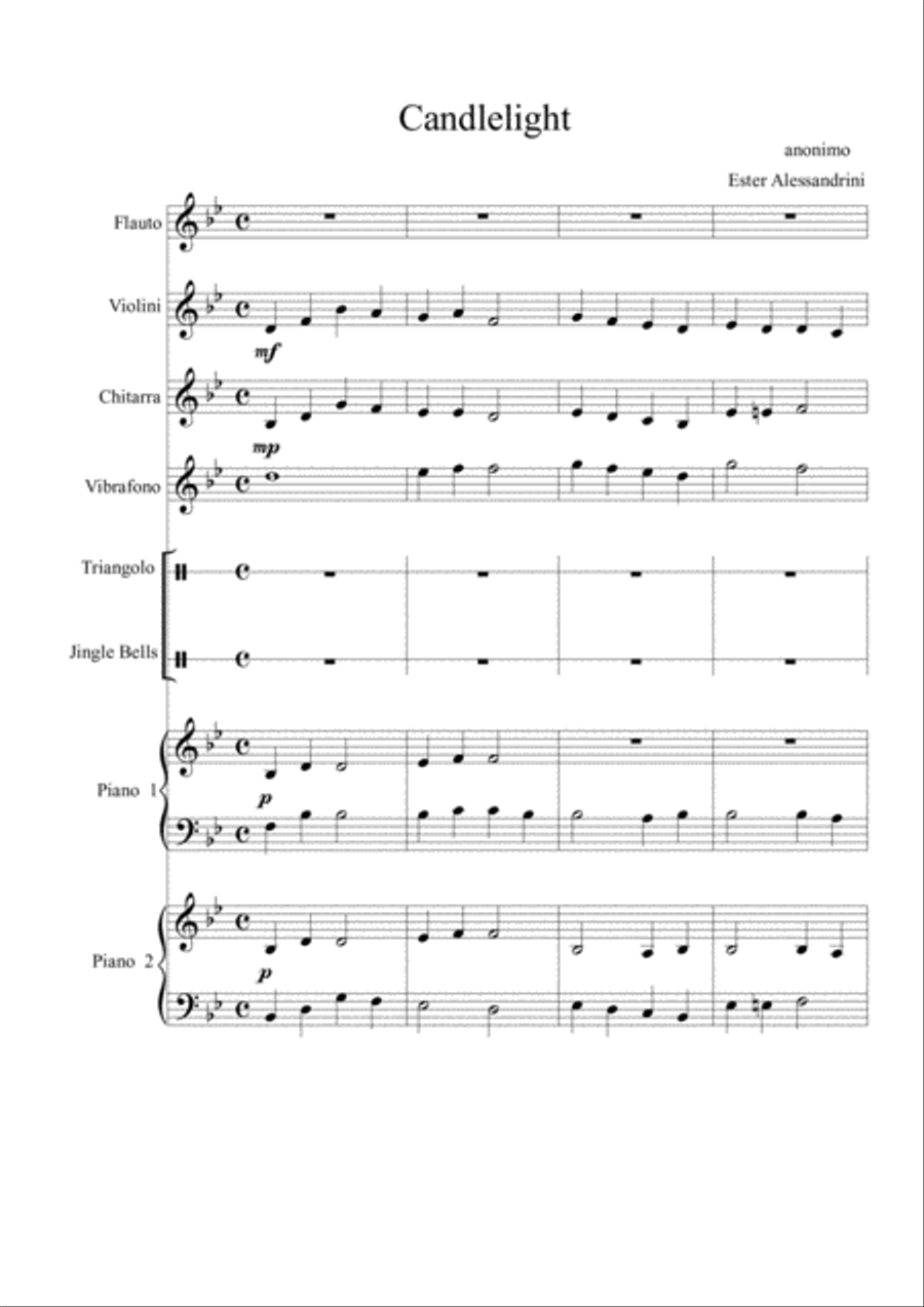 Candlelight Candlelight Small Ensemble scores gallery preview page 1