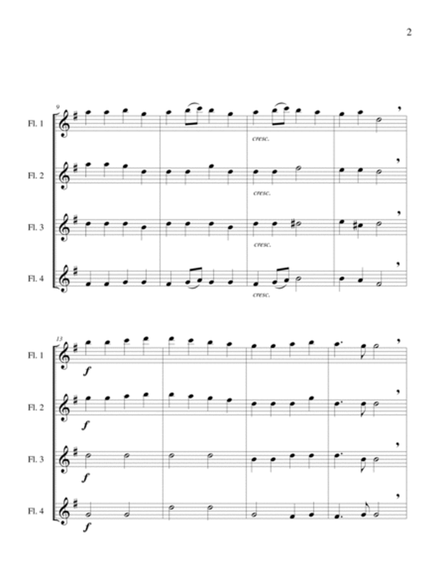 Ode to Joy - Flute Quartet image number null
