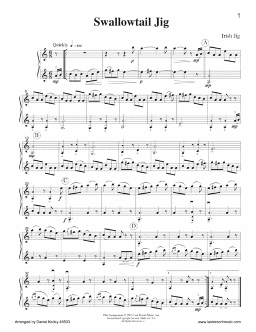 Music for Two, Volume 3 for Flute or Oboe or Violin & Flute or Oboe or Violin 46503 Flute scores gallery preview page 5