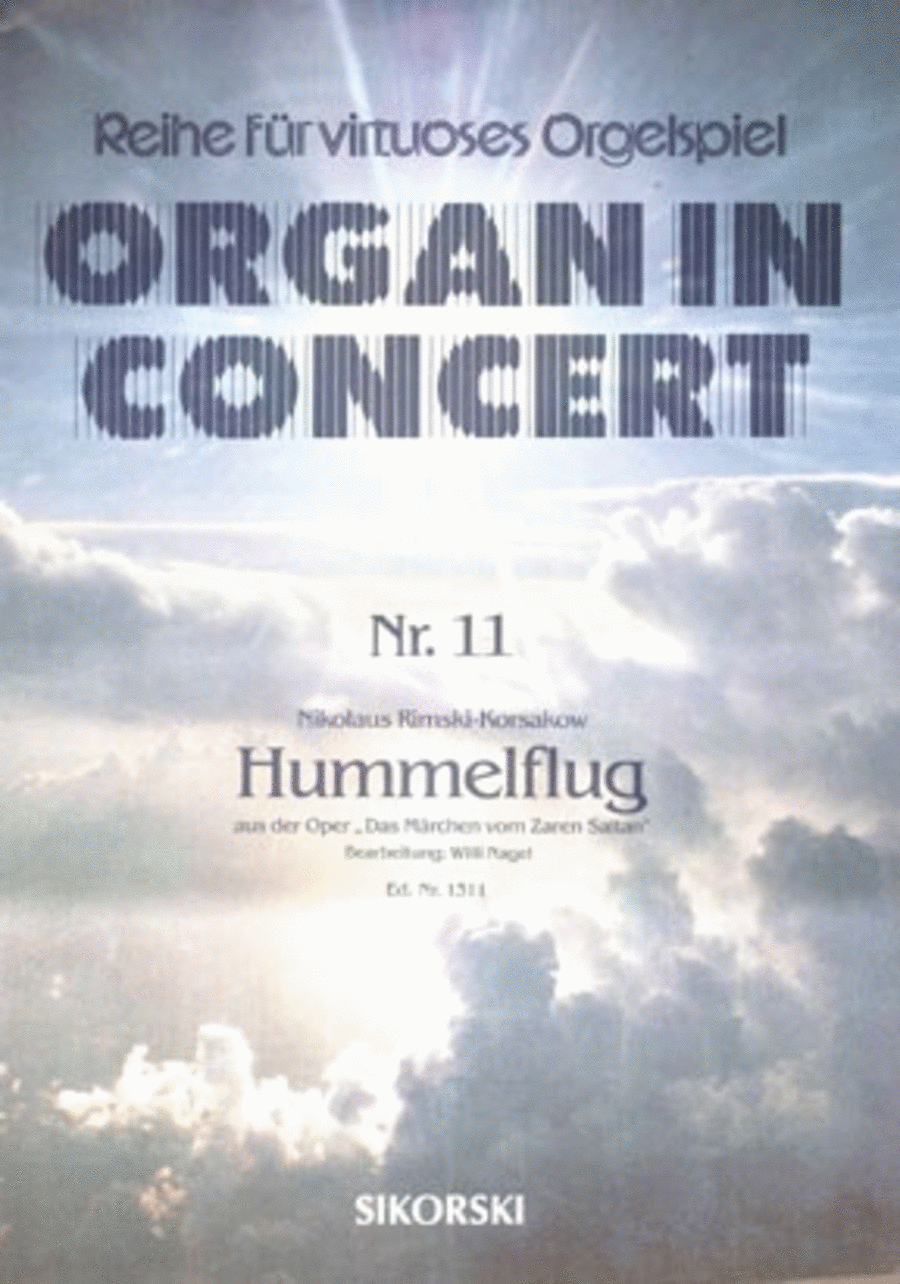 Hummelflug Aus Der Oper “das M Rchen Vom Zaren Saltan” Fur Elektronische Orgel School and Community scores gallery preview page 1