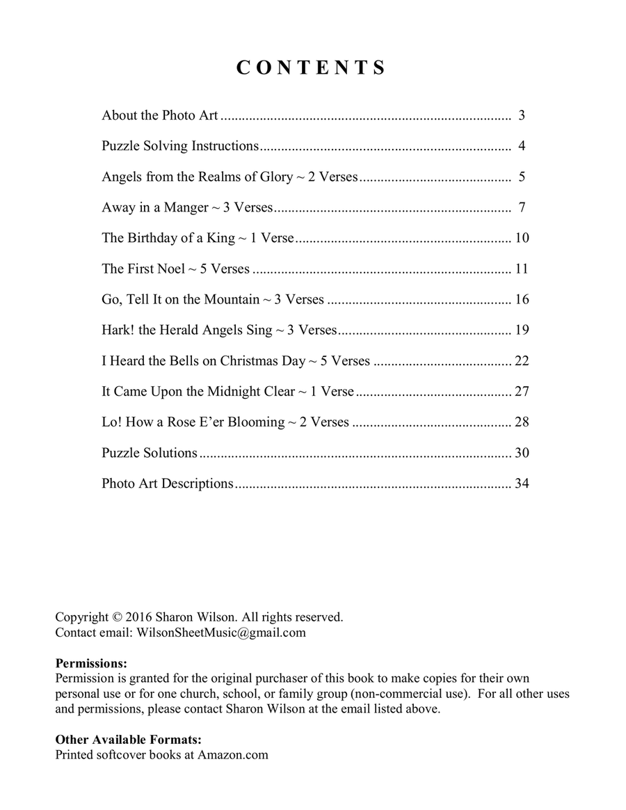 Hark! the Herald Angels Sing (25 Christmas Carol Word Search Puzzles) School and Community scores gallery preview page 2
