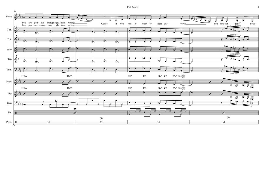 You Haven't Done Nothin' Large Ensemble scores gallery preview page 3