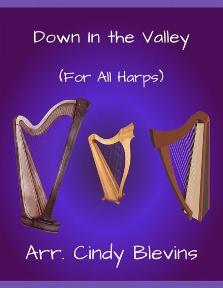 Down In The Valley, for Lap Harp Solo image number null