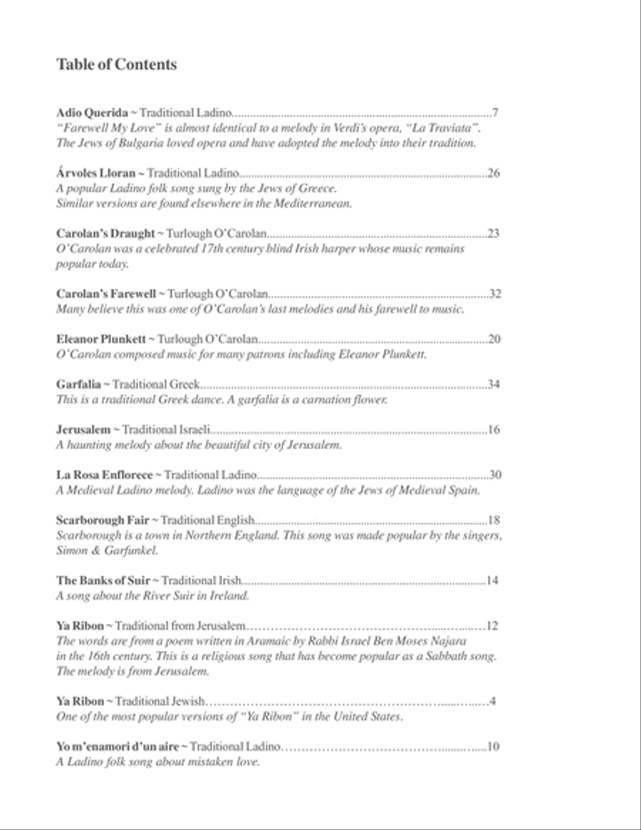 Solo Harp Harp scores gallery preview page 3