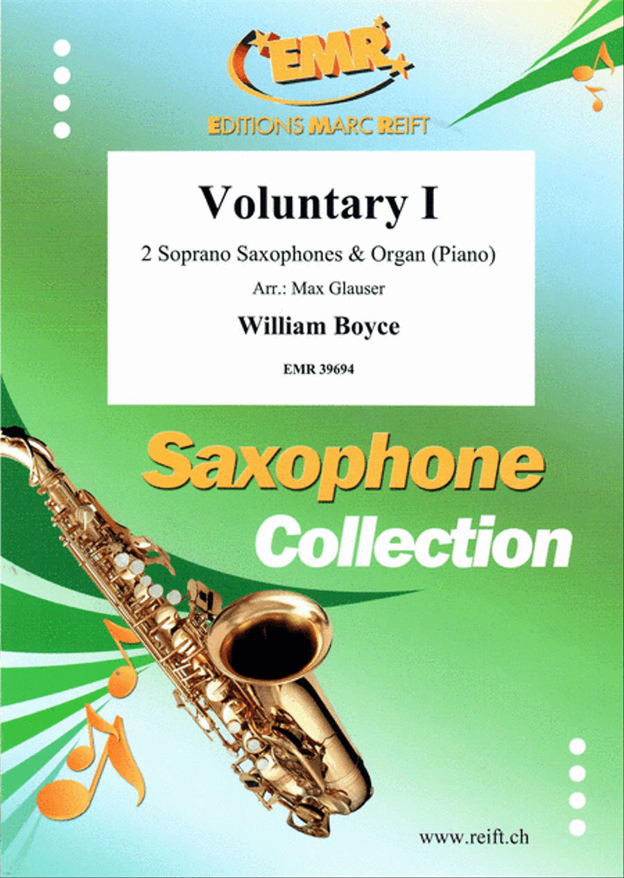 Voluntary I Soprano Saxophone scores gallery preview page 1