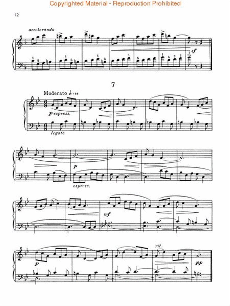Collected Piano Pieces Piano Solo scores gallery preview page 4