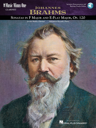 Book cover for Brahms - Sonatas in F Minor and E-flat, Op. 120