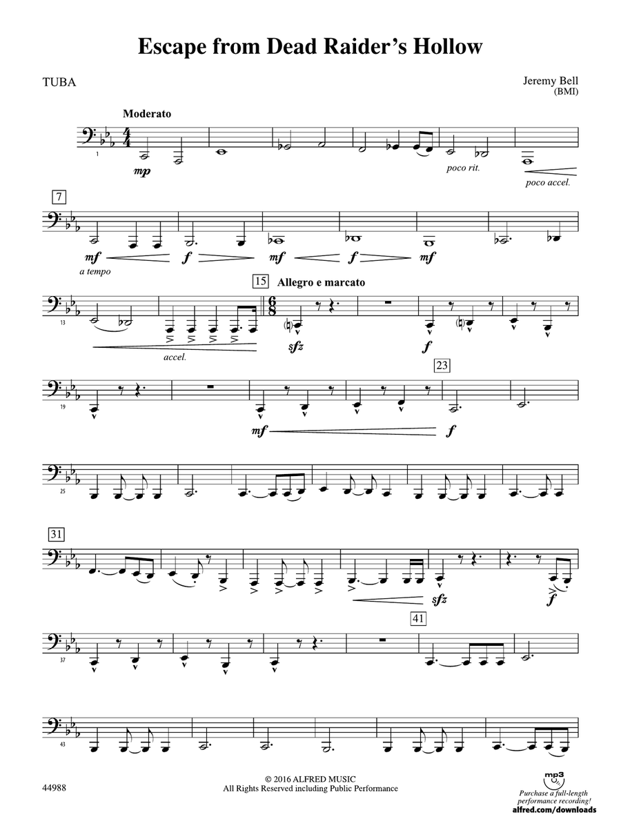 Escape from Dead Raider's Hollow: Tuba