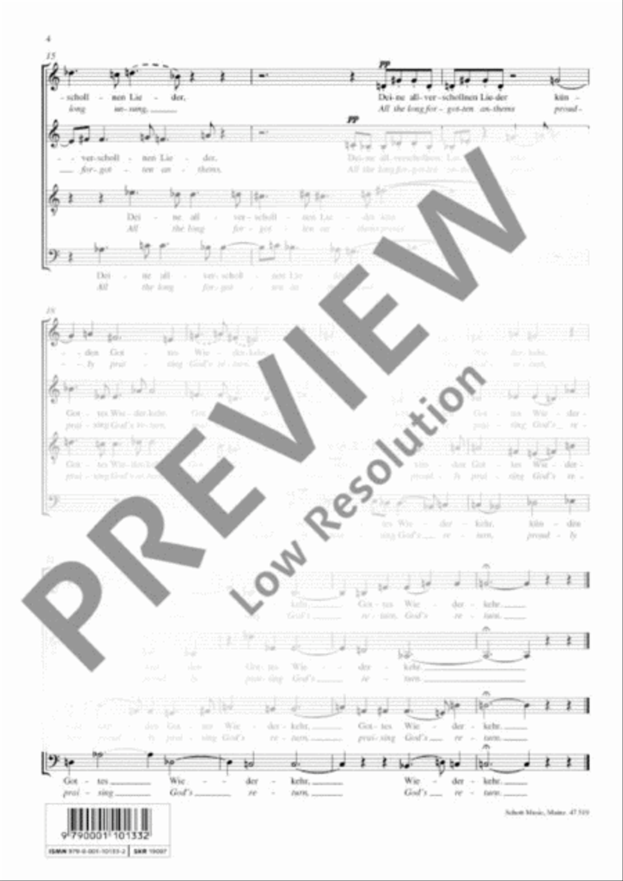 God's Return 4-Part scores gallery preview page 5