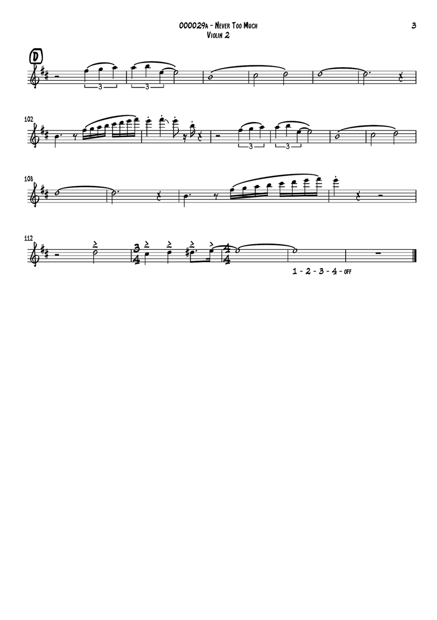 Never Too Much String Quartet scores gallery preview page 6