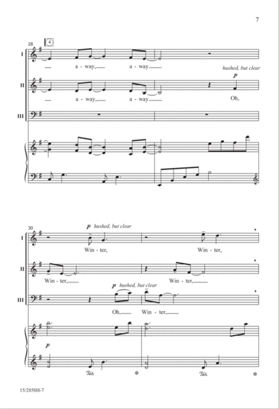 Winter's Waking Winter's Waking 3-Part scores gallery preview page 8