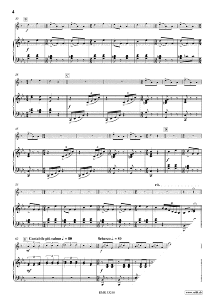 Danza Furiosa Tenor Saxophone scores gallery preview page 5