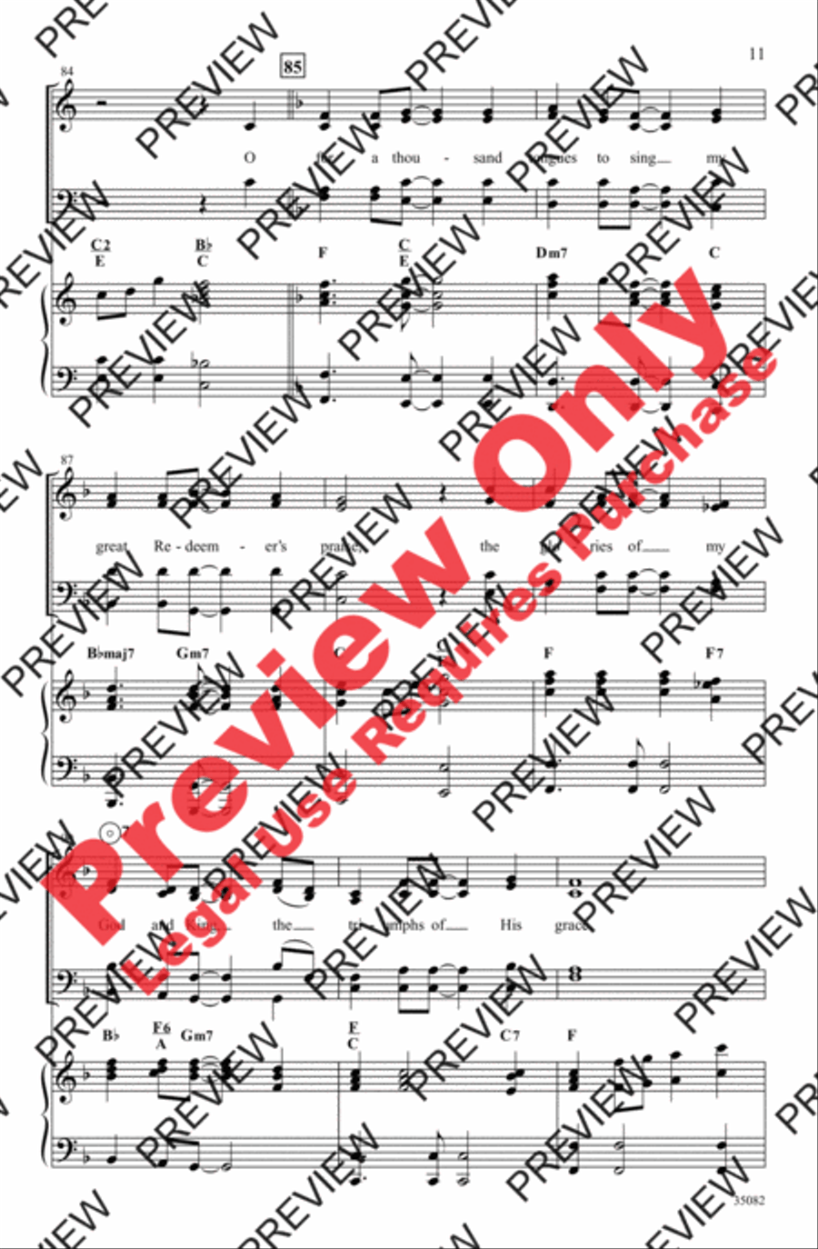 Sing, Sing, Sing Sing, Sing, Sing 4-Part scores gallery preview page 11