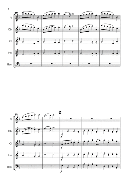 Holst - Second Suite in F for Military Band - Complete (arr. for Wind Quintet) image number null