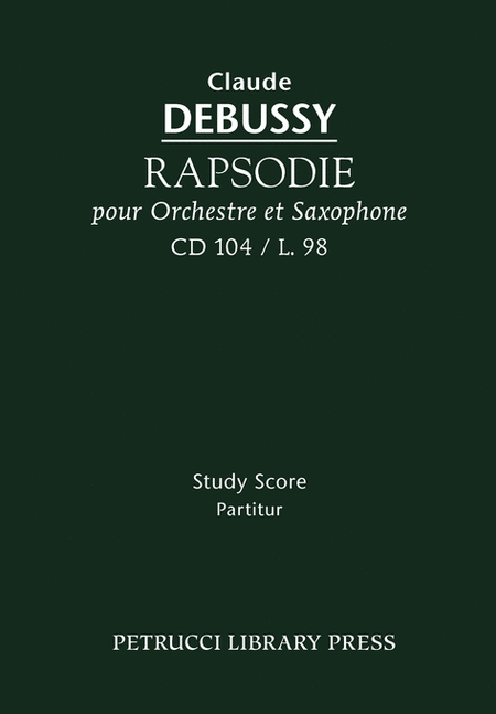 Rapsodie pour Orchestre et Saxophone, CD104
