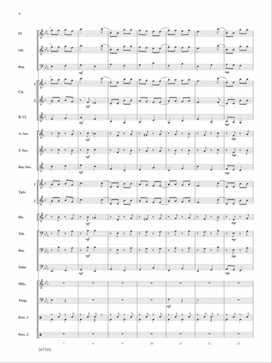 Christmastime in Russia: Score Concert Band scores gallery preview page 4