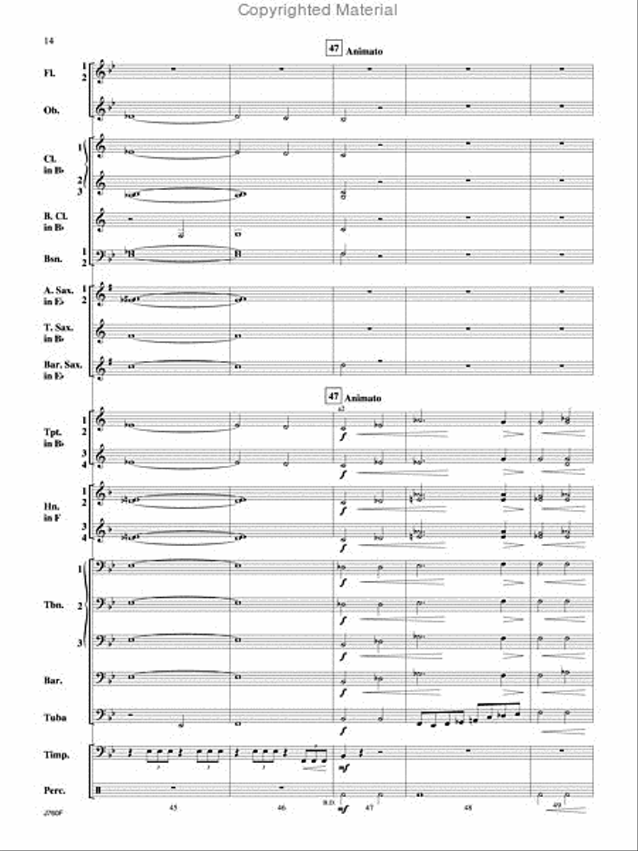 Triumphal Ode Triumphal Ode Concert Band scores gallery preview page 15
