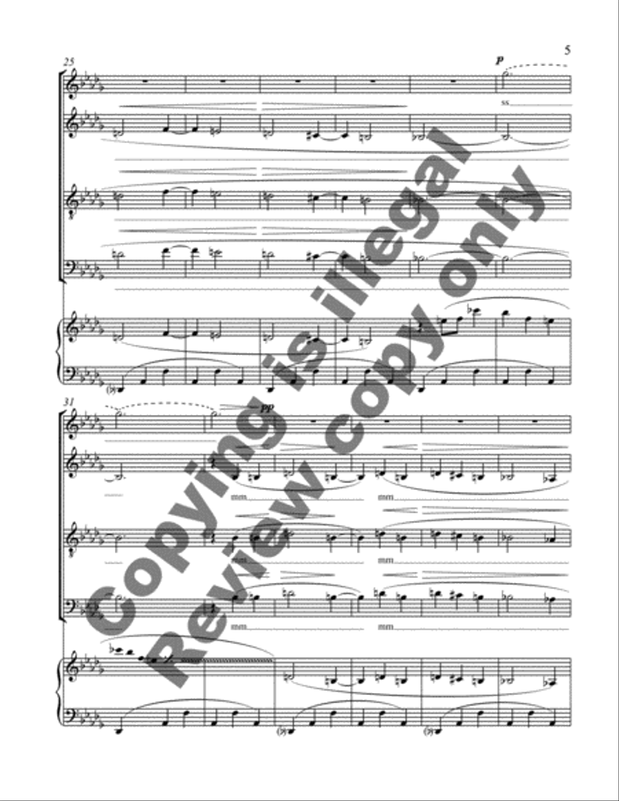 Harlem Night Song from Harlem Songs 4-Part scores gallery preview page 10