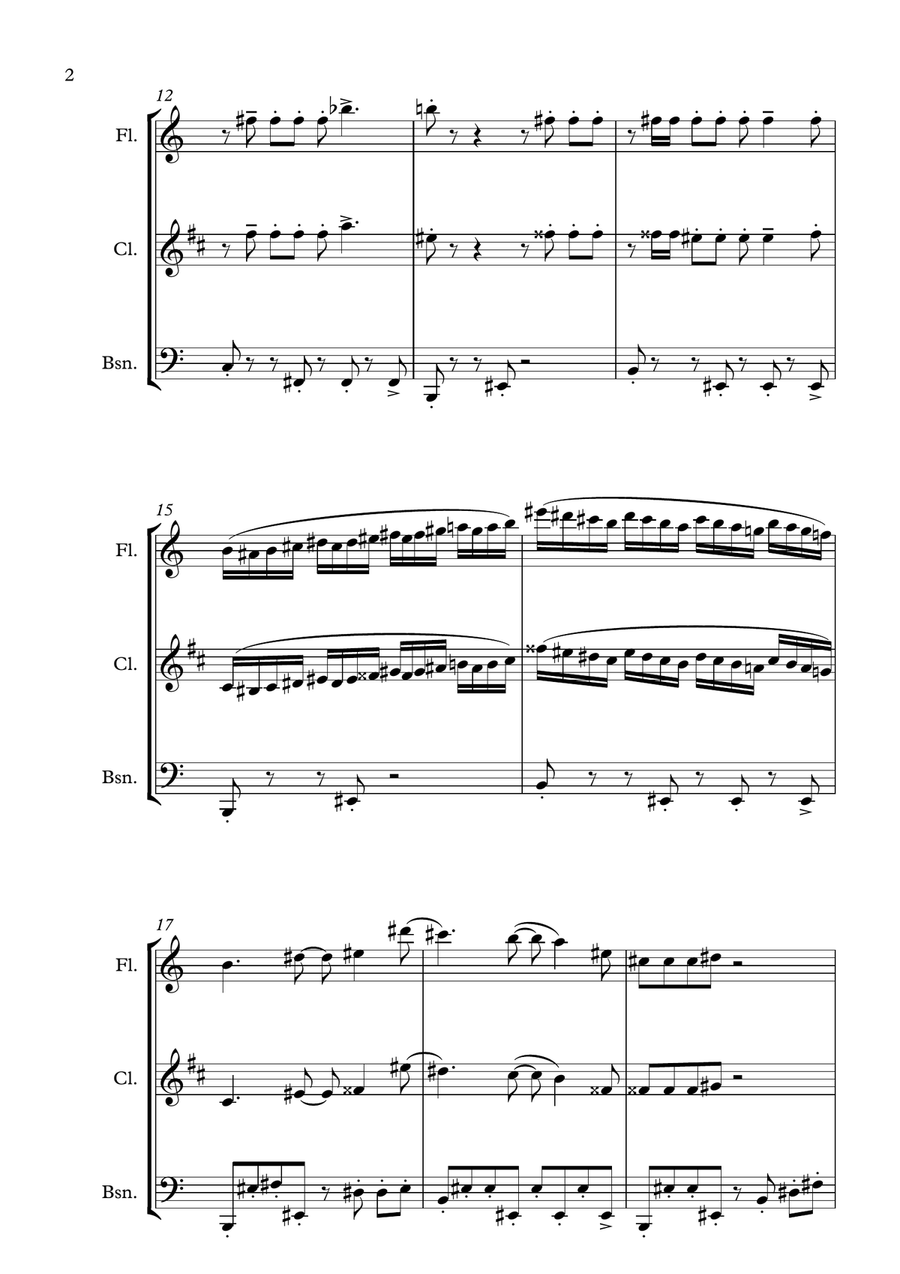 The Simpsons Tm End Credits Theme Small Ensemble scores gallery preview page 2