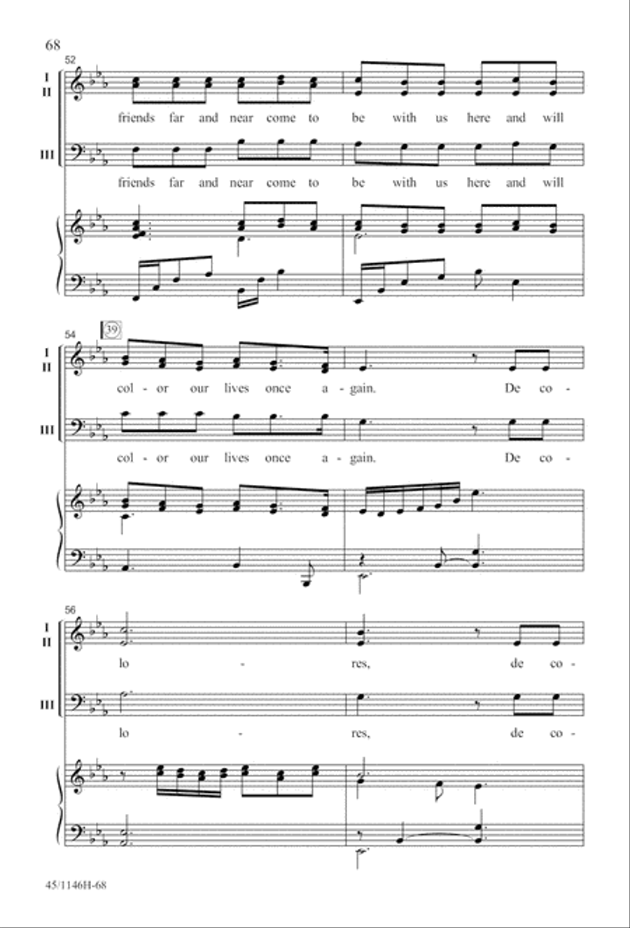 We Sing the World Around Choir scores gallery preview page 68