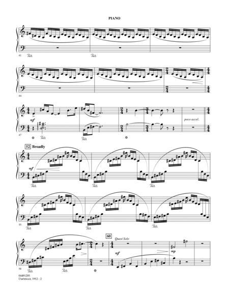 Dartmoor, 1912 (from War Horse) - Piano