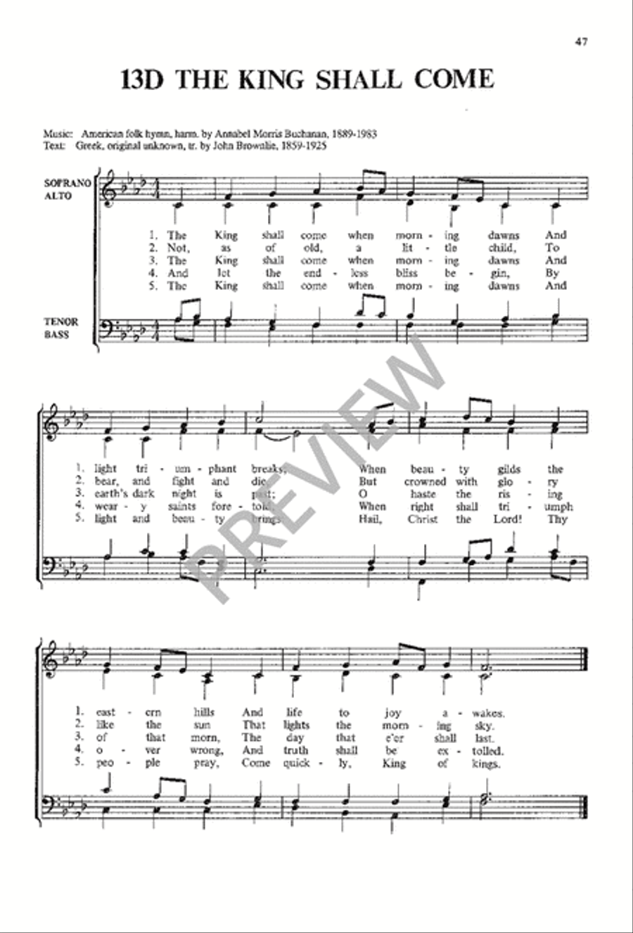 A Choir Book for Advent A Choir Book for Advent 4-Part scores gallery preview page 49