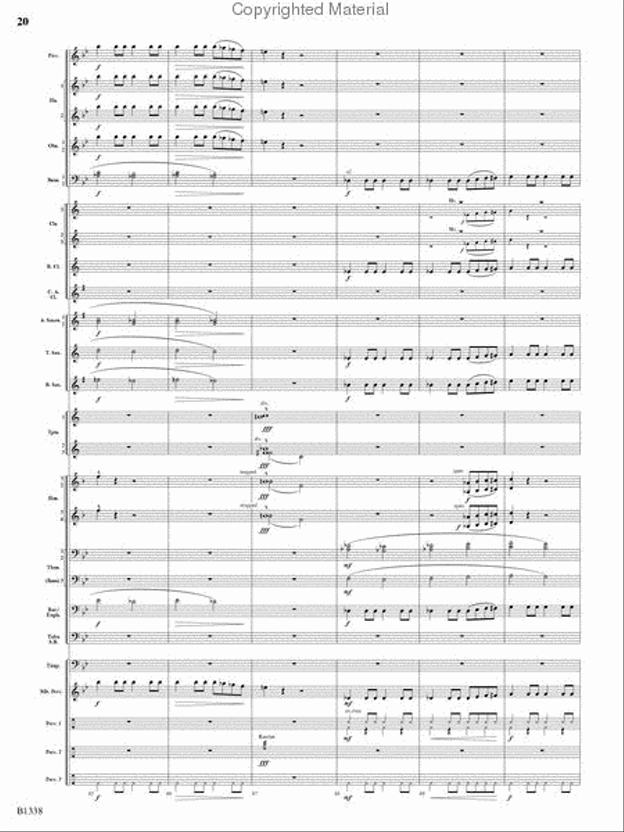 Rock Springs Saga Rock Springs Saga Concert Band scores gallery preview page 18