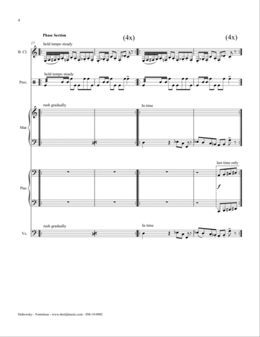 Fortuitous Small Ensemble scores gallery preview page 6