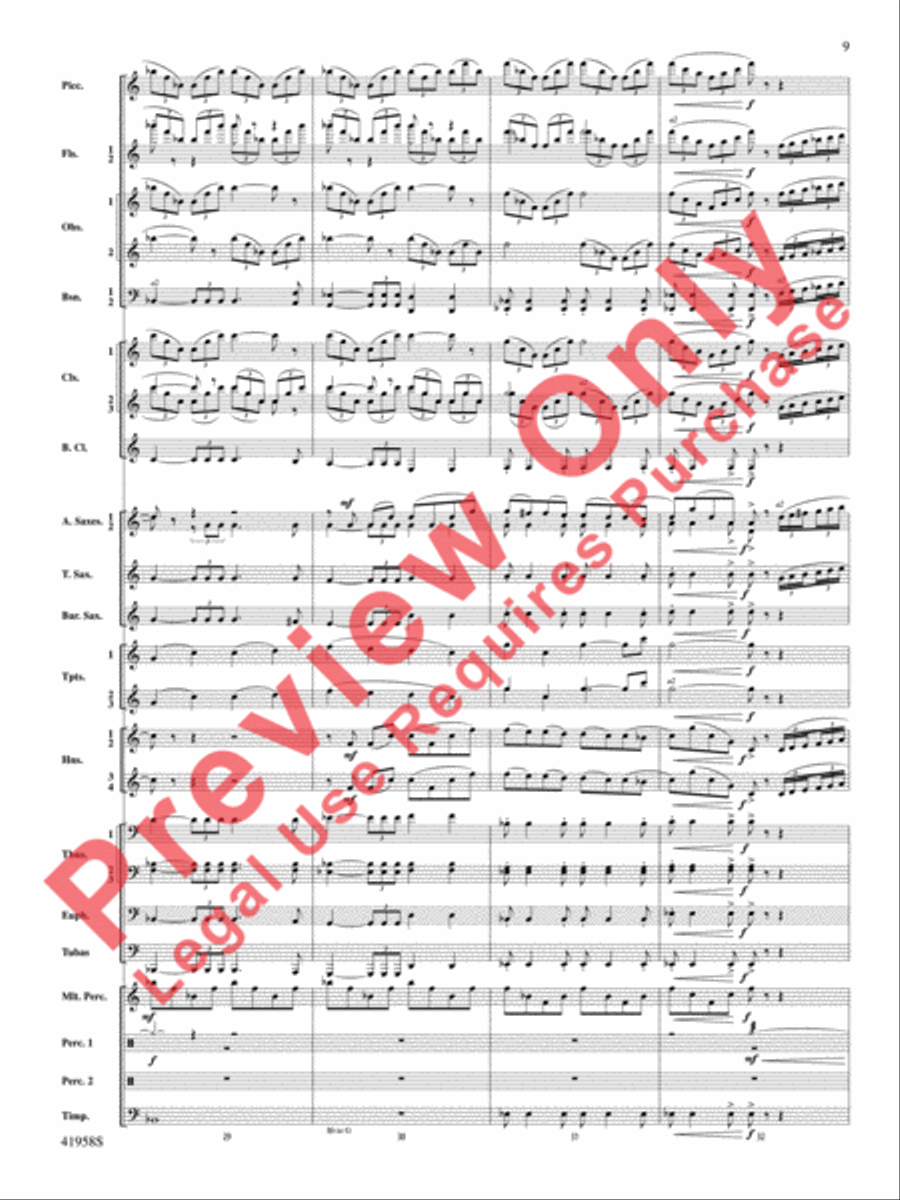 God's Country Concert Band scores gallery preview page 10