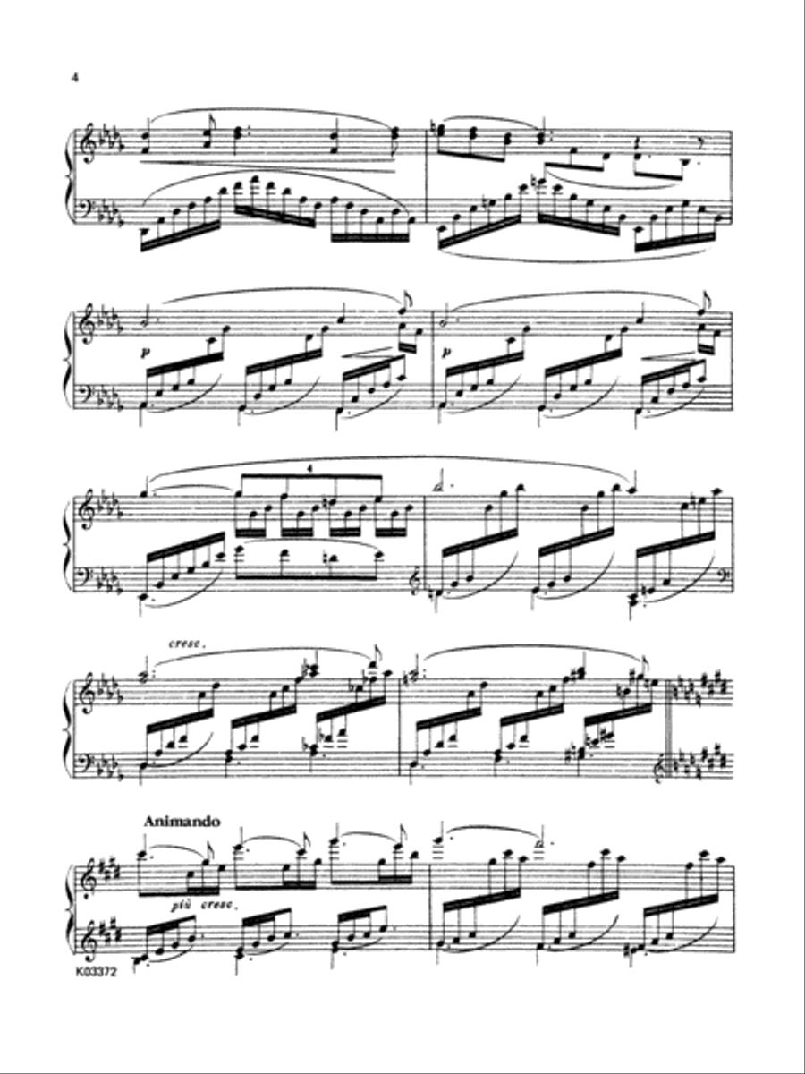 Debussy: Clair de Lune (from Suite Bergamasque) Piano Solo scores gallery preview page 4