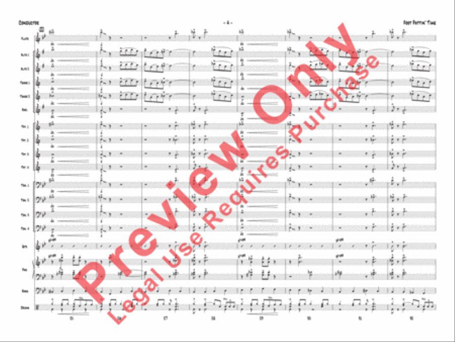 Foot Pattin' Time Foot Pattin' Time Jazz Ensemble scores gallery preview page 24