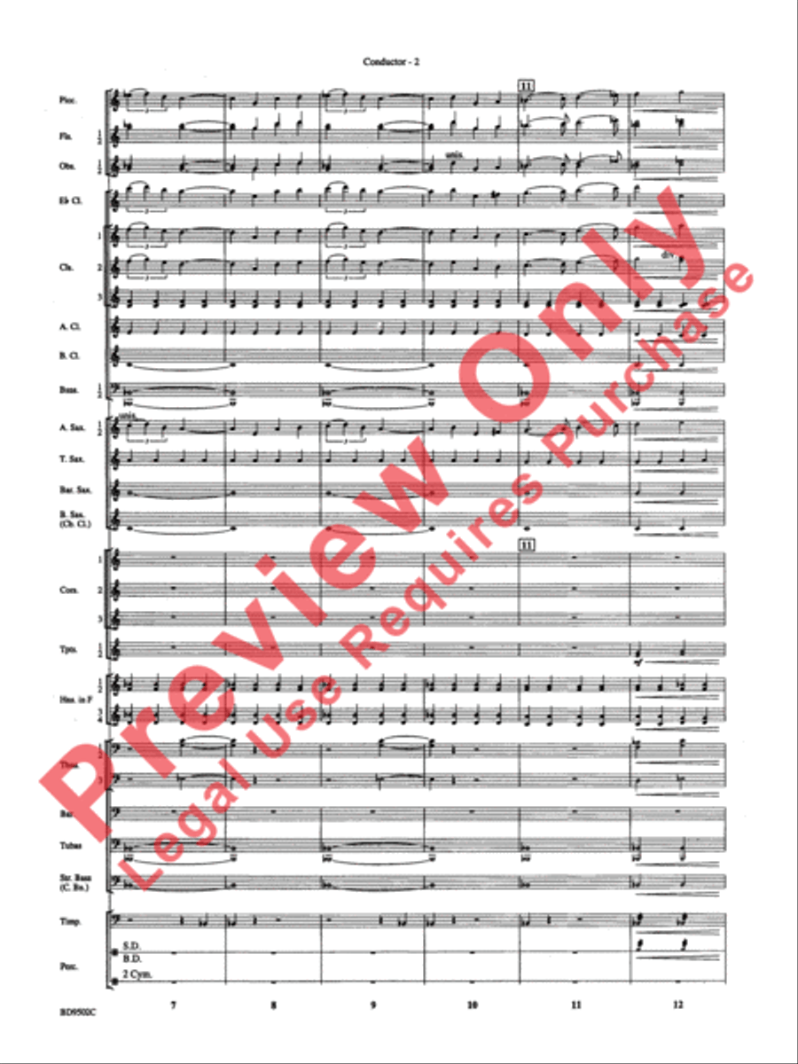 Symphony No. 3 for Band Concert Band scores gallery preview page 5