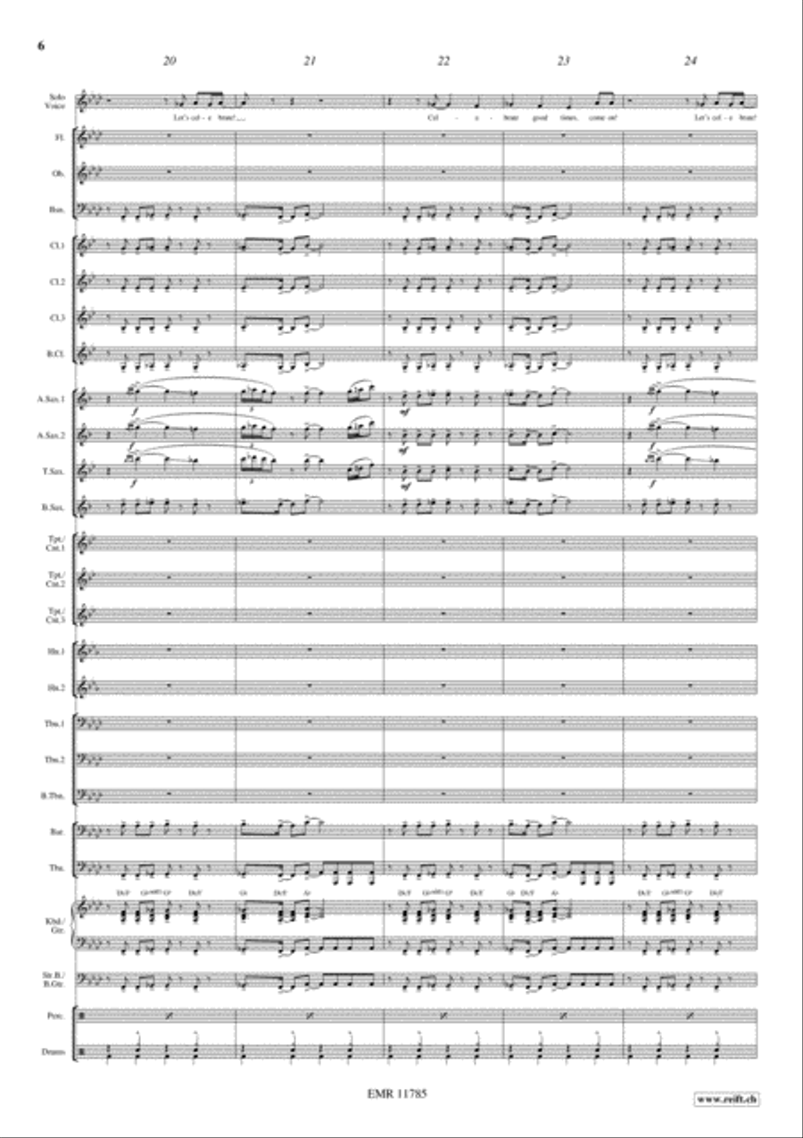 Celebration Concert Band scores gallery preview page 7