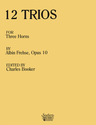 Book cover for 12 Trios