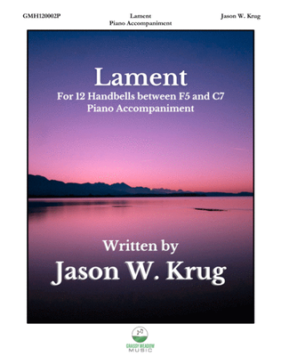 Book cover for Lament (piano accompaniment for 12 bell version)