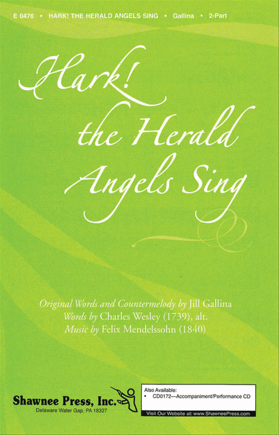 Hark! The Herald Angels Sing 2-Part scores gallery preview page 1
